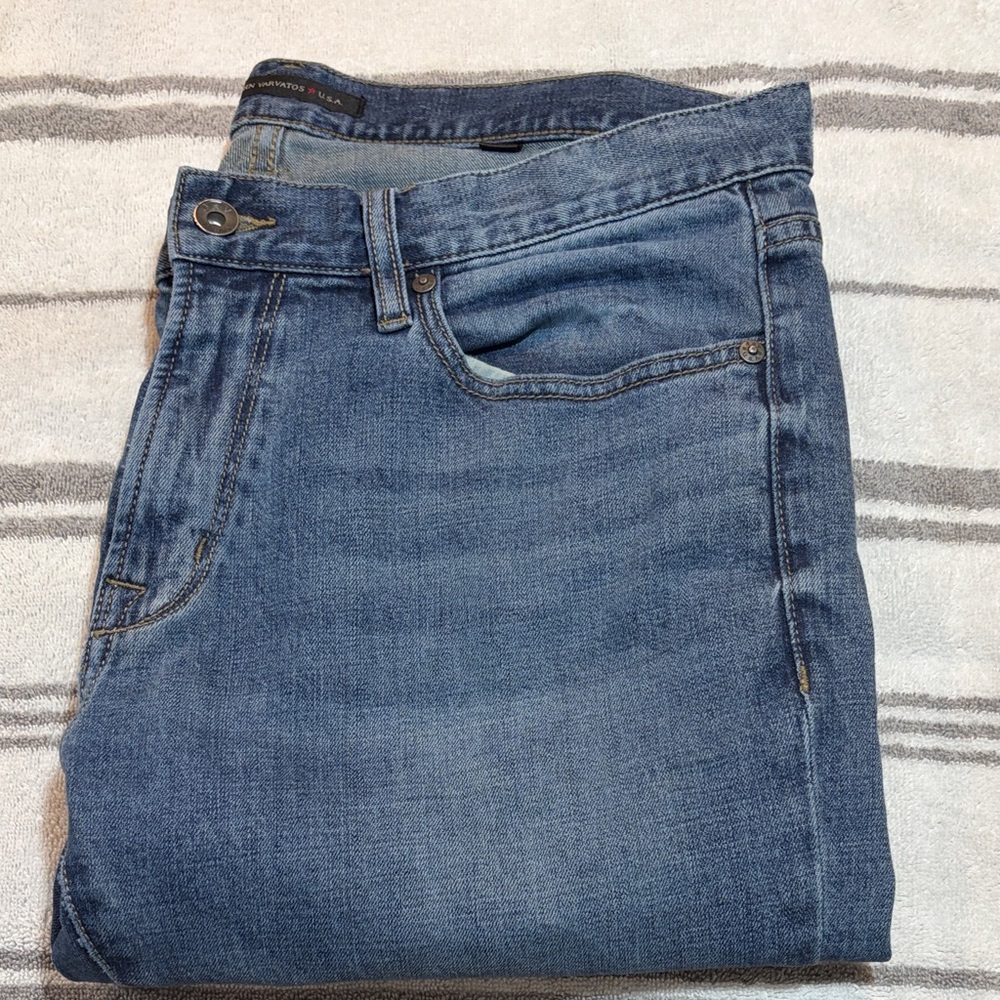 John Varvatos Slim Straight Blue Jeans
